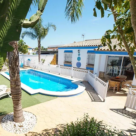 Bananera Con Piscina Privada En * Conil De La Frontera